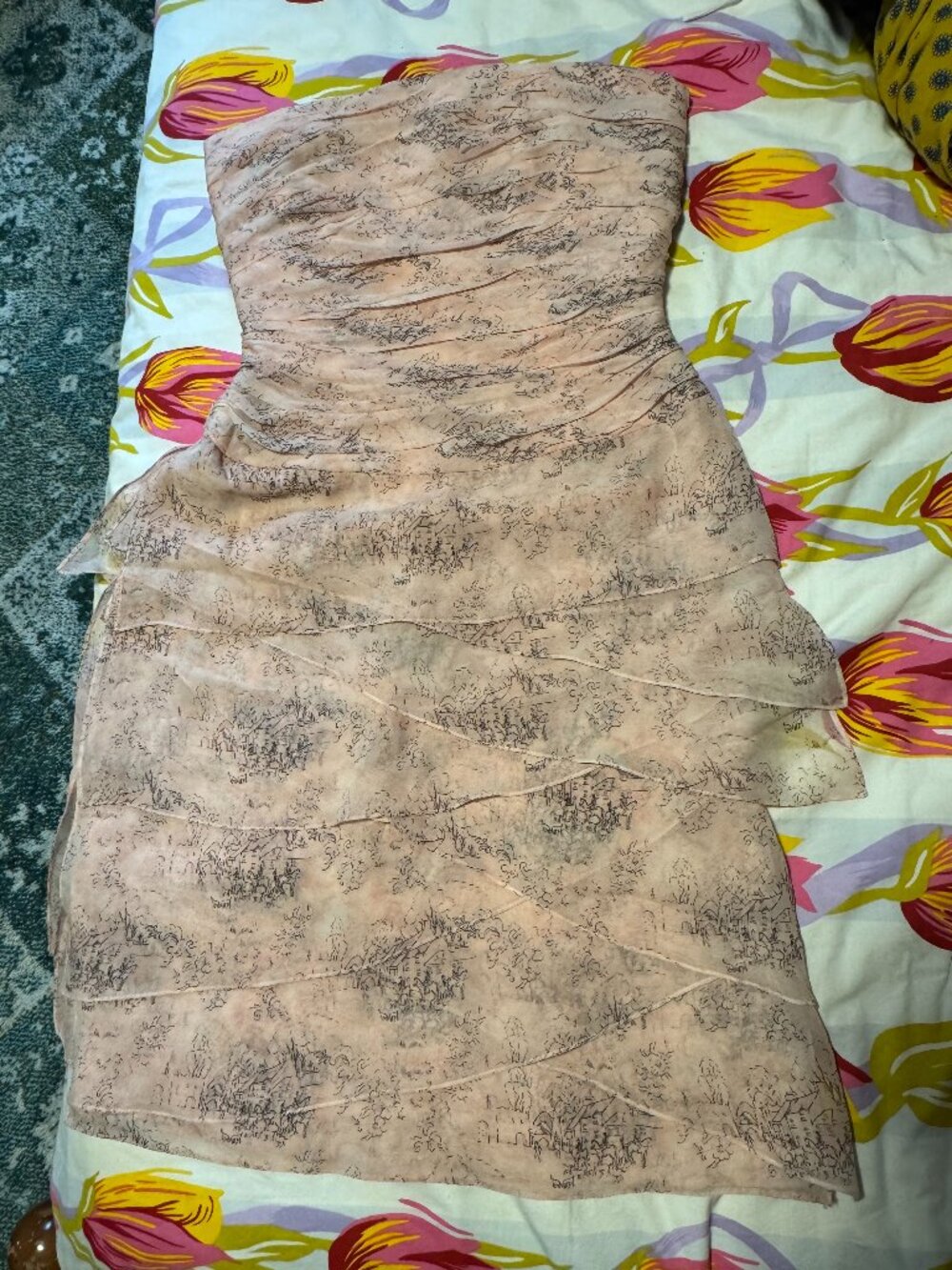 Kay Unger Silk Dress